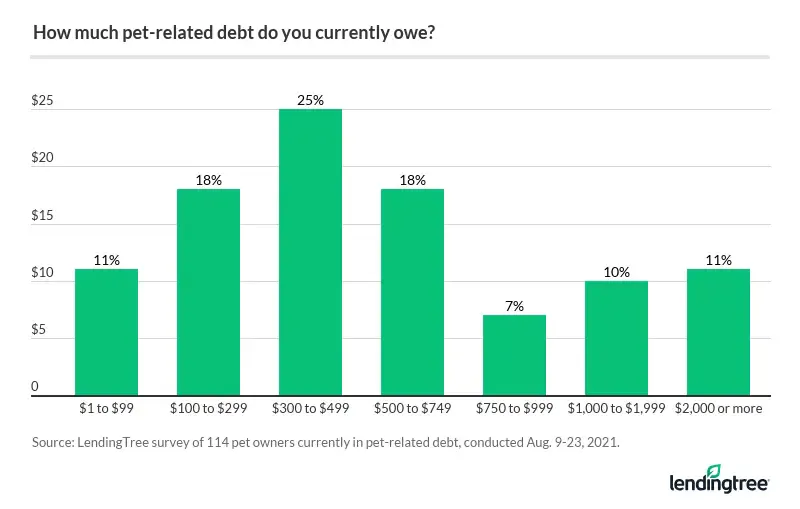 Over 1 in 3 pet owners would use a credit card to pay for a $1,000 pet emergency.